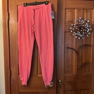 Bobby brooks Coral Pink Jogger Pants -